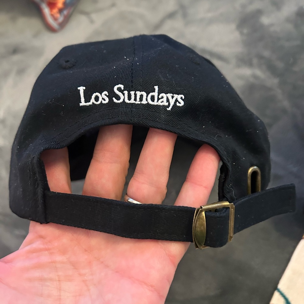 Black Embroidered Cap - Picture 4 of 4